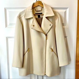 Marc by Marc Jacobs Cream Antique White Coat Size Small